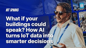 What if buildings could talk? AI turns IoT data into smarter decisions│Jonas Schmid│IoT SPARKS 2025