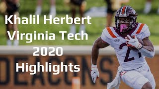 Khalil Herbert Virginia Tech Tailback 2020 Highlights