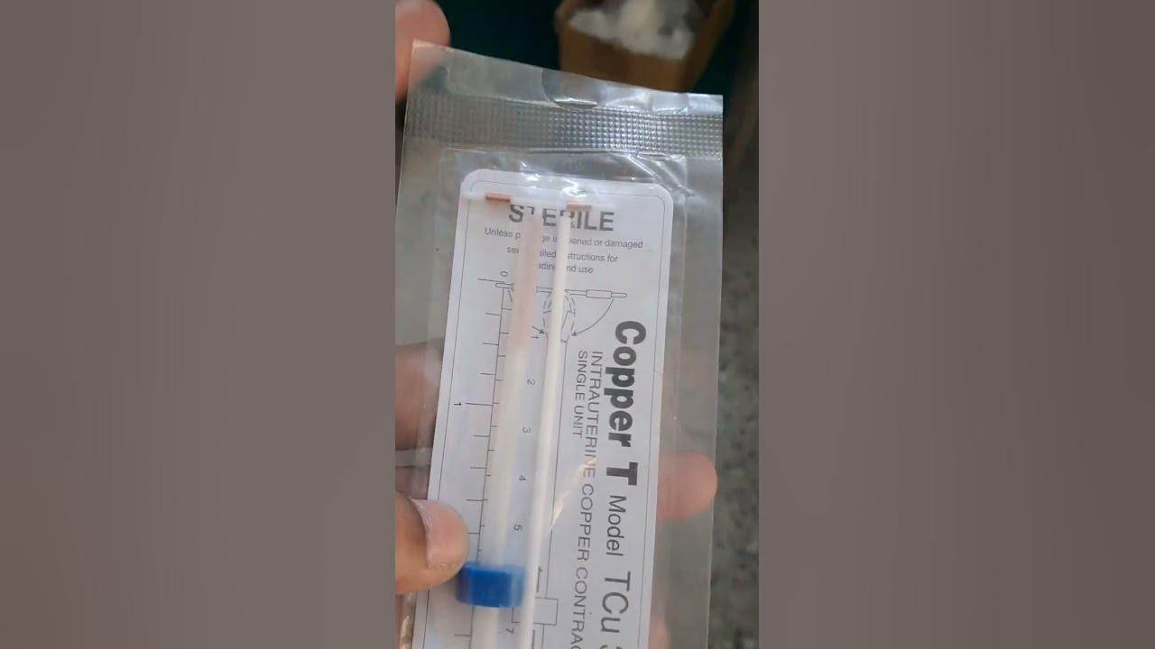 copper T loop intrauterine contraceptive device YouTube