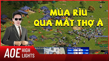 Ốp đội bạn đột tử khi dám chơi bài bật trộm 4 với Chim Sẻ Đi nắng | AOE Highlight