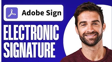 Electronic Signature Tutorial | Sign PDFs Online With Abobe Sign (Adobe Acrobat Tutorial)