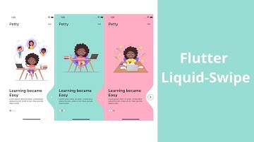 Flutter Ui | Flutter Liquid Swipe | onboarding speed-code