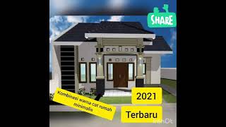 50 kombinasi warna cat luar rumah minimalis modern yang bagus mewah maupun sederhana