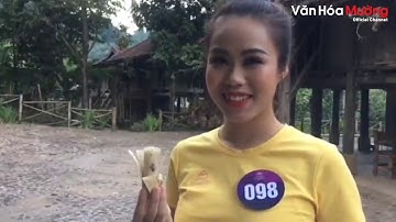 Thí sinh Người đẹp xứ Mường giới thiệu Văn hóa ẩm thực dân tộc Mường