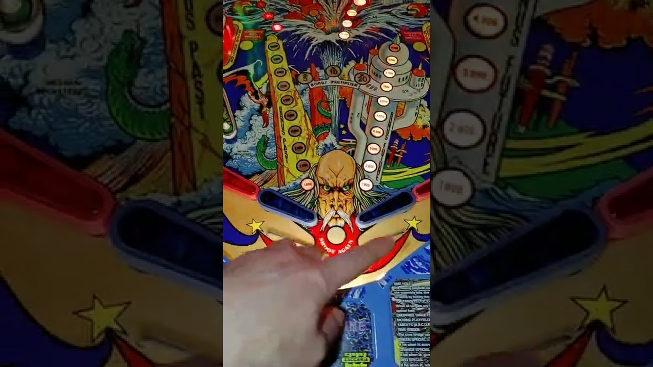 time machine pinball machine (zaccaria)