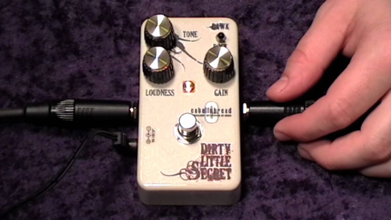 Catalinbread Dirty Little Secret Revision 2 PCB switch demo - YouTube