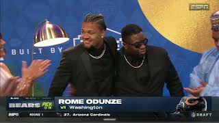 ROME ODUNZE PICKED NO. 9 OVERALL | 2024 NFL Draft