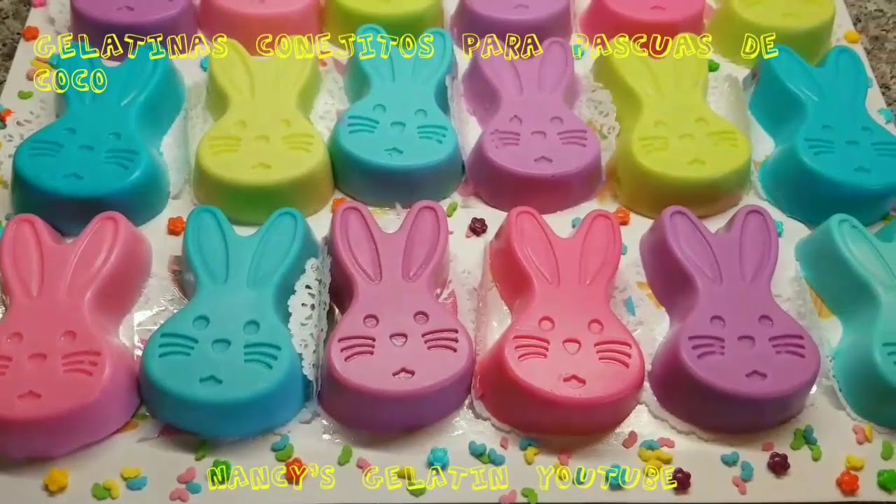 GELATINAS CONEJITOS INDIVIDUALES PARA EASTER ( PASCUAS) YouTube
