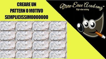 COME CREARE UN PATTERN O MOTIVO CON GIMP ELEMENTAREEEEEE!!!