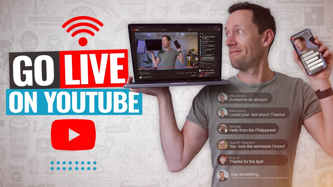 Iphone Youtube Live : Go Live on Youtube with your Iphone.