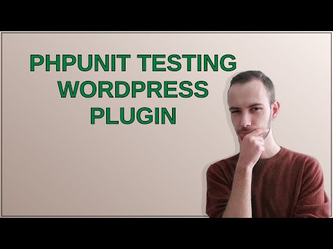 Wordpress: PHPUnit testing WordPress Plugin