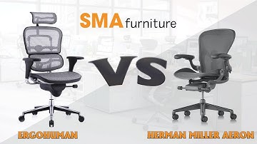 So sánh ghế Ergohuman và ghế Herman Miller Aeron | Đây có phải là sự so sánh khập khiễng