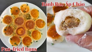 Pan Fried Buns | Crispy, Soft and Delicious| Perfect for Breakfast | Simple Recipe screenshot 4