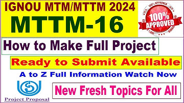 mttm 16 dissertation / mttm 16 dissertation 2024 / mttm 16 project sample / mttm 16 synopsis sample