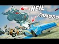 The CRAZIEST Wreckfest Multiplayer Server w/Camodo! DESTRUCTIVE Racing & Crashing!