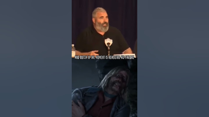 Dutch’s voice actor talks about his final scene with Arthur Morgan #rdr2 #arthurmorgan