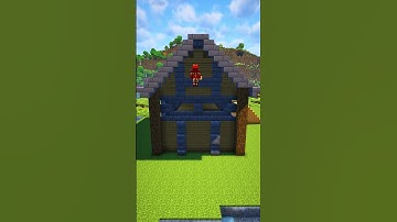 Easy Minecraft Starter House  #minecraft #minecraftbuilding #minecrafttutorial #minecraftshorts