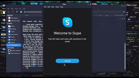 Skype Video Call and Messenger Kali Linux | Ethica