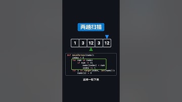 移动零 | 编程面试必刷题