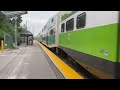 GO Train Departing Centennial Station 9