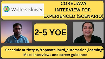 Wolters Kluwer Java Interview Questions | Core Java Interview Questions