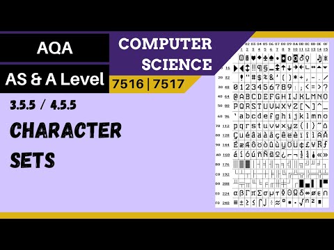 85. AQA A Level (7516-7517) SLR12 - 4.5.5 Character sets