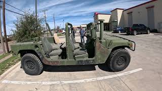 2005 AM General M1123 HMMWV 4 Door w/Truck Body S/N: 222916