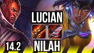 LUCIAN & Milio vs NILAH & Maokai (ADC) | Dominating, 9/4/11 | BR Master | 14.2