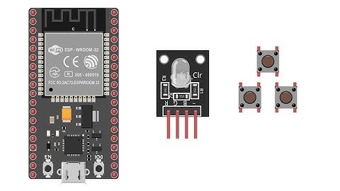 #turning  on #rgb  #led  #module  #connected  to #esp32  #board  #using  #push  #button