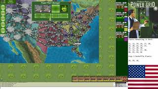 Power Grid - USA 4-Player Game (Brown-Green-Red-Yellow), funkdoc/barmstrong/thewishmaker/ninjacatt