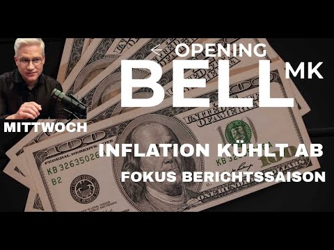 Inflation kühlt ab | Wall Street zieht an, mit Fokus jetzt auf Berichtssaison