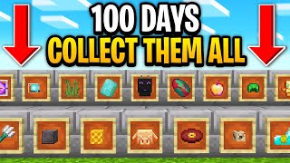 We Survived 100 Days  in Minecraft RACING to Collect its RAREST Items. Here&#39;s what happened.
