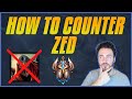 HOW TO COUNTER ZED : Key Laning Tips + Biggest Mistakes + Using Examples