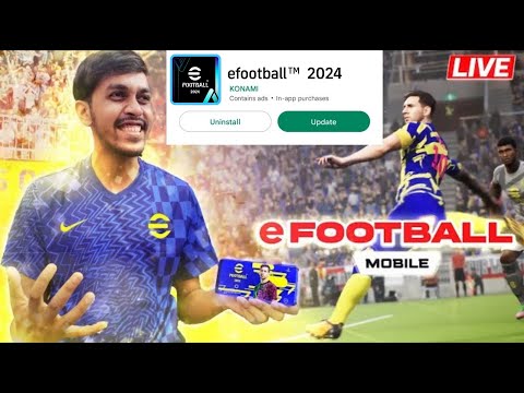 eFootball 24 update is coming today🔥 |🔴 LIVE