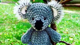 Амигуруми: схема Коала Малыш. Игрушки вязаные крючком - Free crochet patterns.