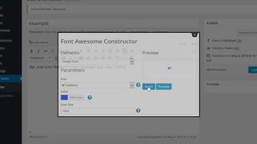 AGP Font Awesome Collection / How to create own shortcode