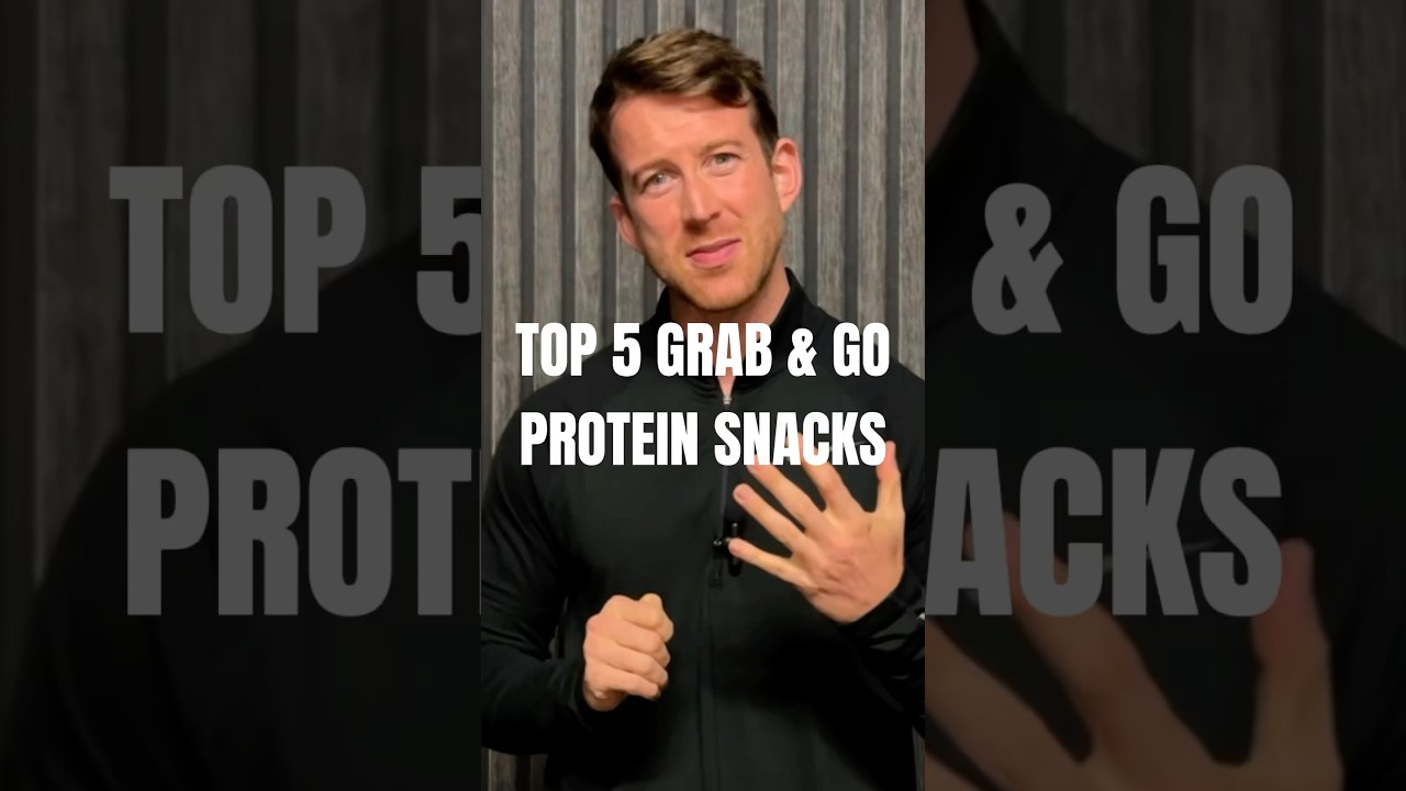 TOP 5 GRAB & GO PROTEIN SNACKS! 
