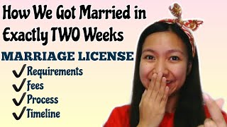 HOW TO GET MARRIAGE LICENSE 2020- 2021 (Requirements,Fees,Process,Timeline) DURING THIS PANDEMIC