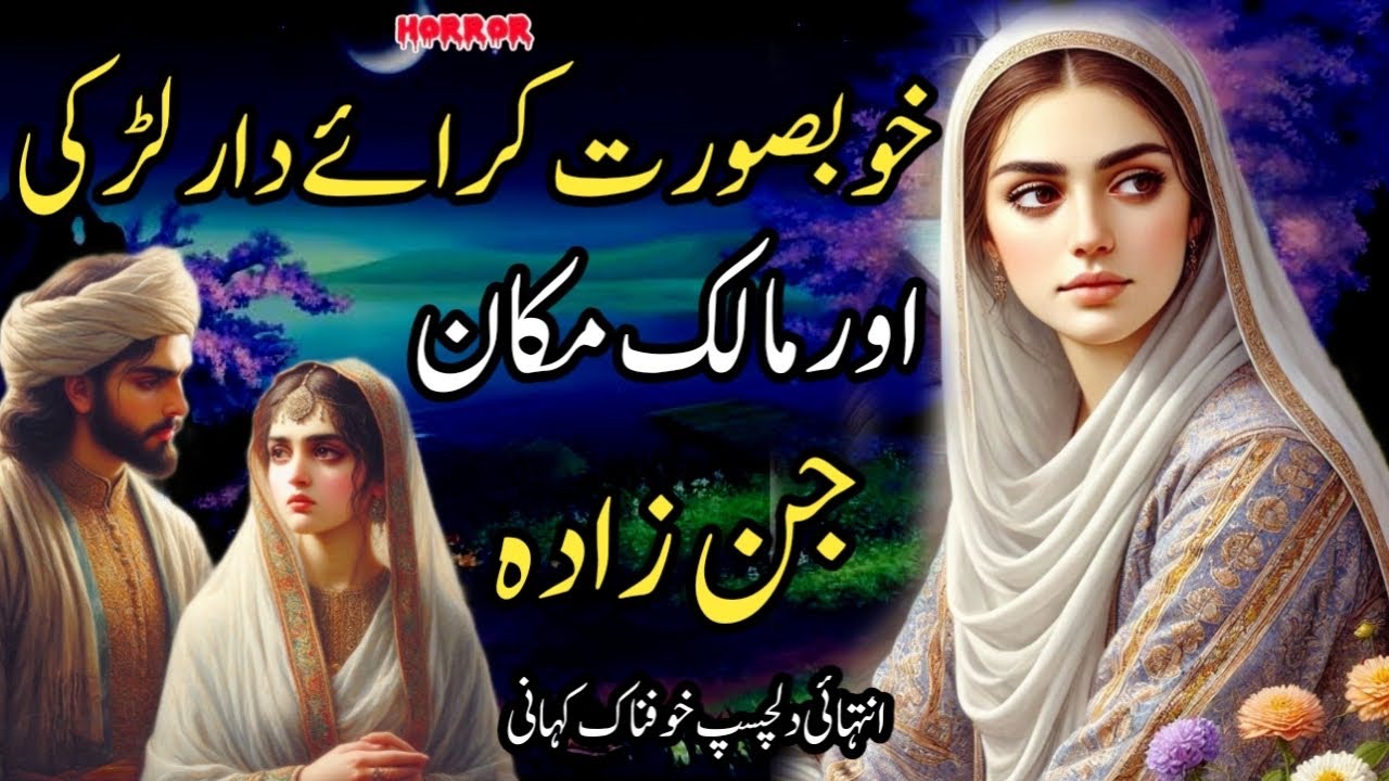 Khobsorat Karaye Dar Larki Aur Malik Makan Jinzada | Urdu Horror Islamic Romantic Story 
