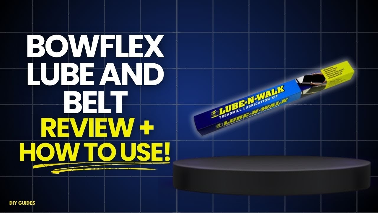 Bowflex Lube And Belt How To Use Guide: Keep Your Treadmill Running Like  New! Watch Before Buying!