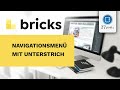 Bricks – Navigationsmenü mit Unterstrich #tutorial #bricksbuilder [GERMAN DEUTSCH]