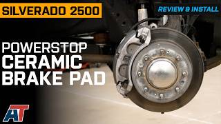 2020-2026 Silverado 2500 PowerStop Z36 Extreme Carbon-Fiber Ceramic Brake Pads Review & Install