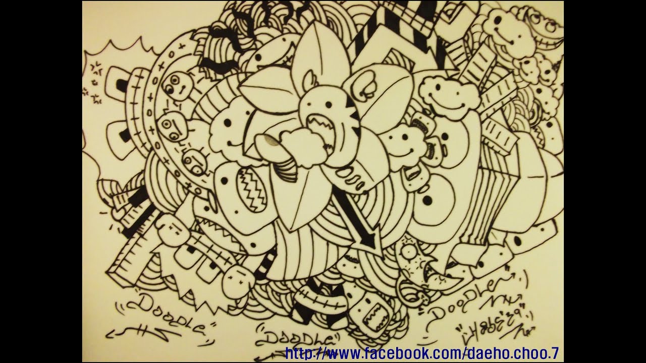 Graffiti Simple Cute Doodle part-1 - YouTube