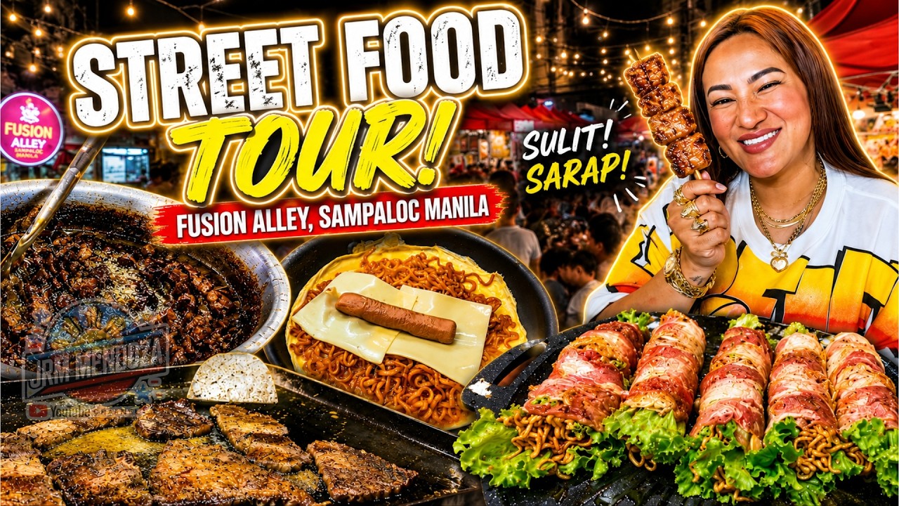 [4K] STREET FOOD TOUR in Fusion Alley Sampaloc Manila 2026 | Affordable Manila Street Food Heaven!