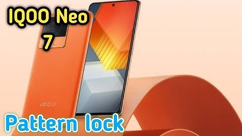 Iqoo Neo 7  Mein Pattern Lock Setting Kaise Karen , How To Set Pattern Lock In Iqoo Neo 7