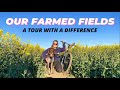 Whistle Stop Tour of our Arable Farm Fields on the Kick Bike! [What is a Kick Bike!?]