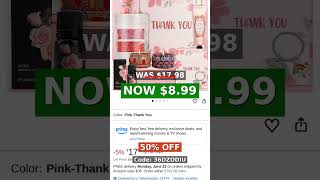 9-Piece Rose Bath & Spa Pamper Set, Relaxation Gift Box for Women, Unique Thank You, Appreciation…
