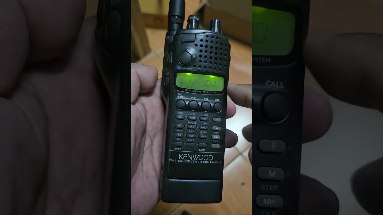 วิธีตั้งสเตป Kenwood TH28E