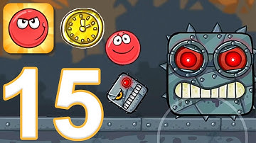 Red Ball 4 - Gameplay Walkthrough Part 15 - Gold Clock: Episode 3 Box Factory (iOS, Android)