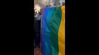 New Yorkers raise another Pride flag at Stonewall after removal by federal government